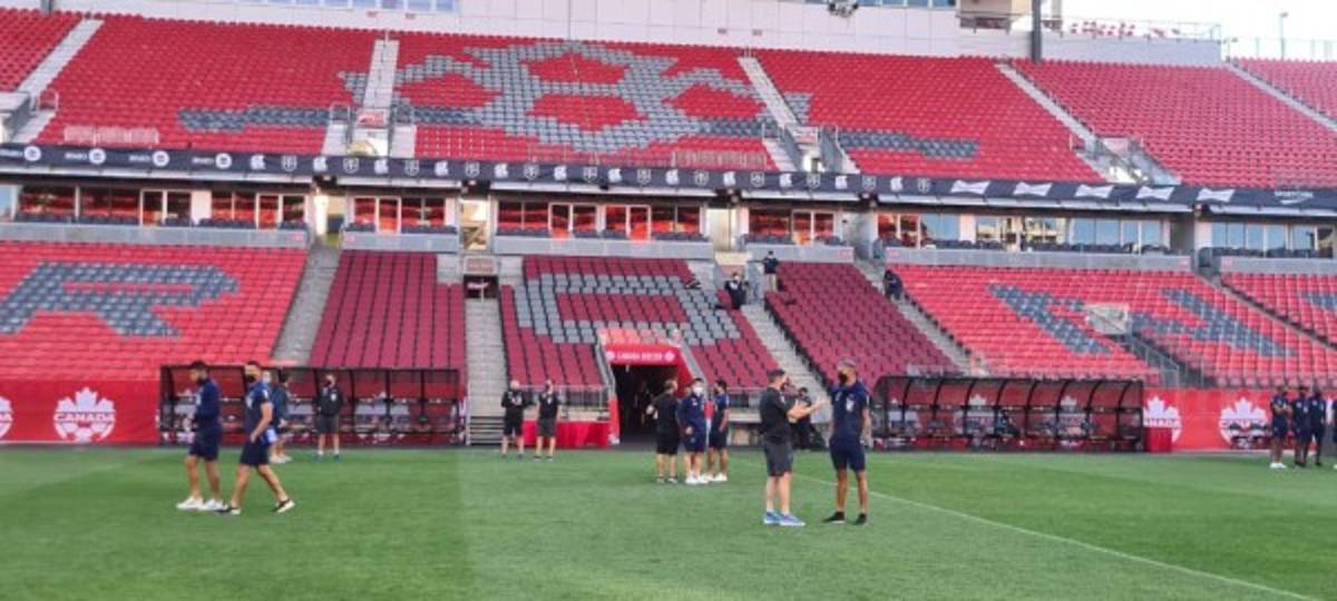 Fotos: Así fue el cierre de preparación de la Selección de Honduras para enfrentar a Canadá en el BMO Field