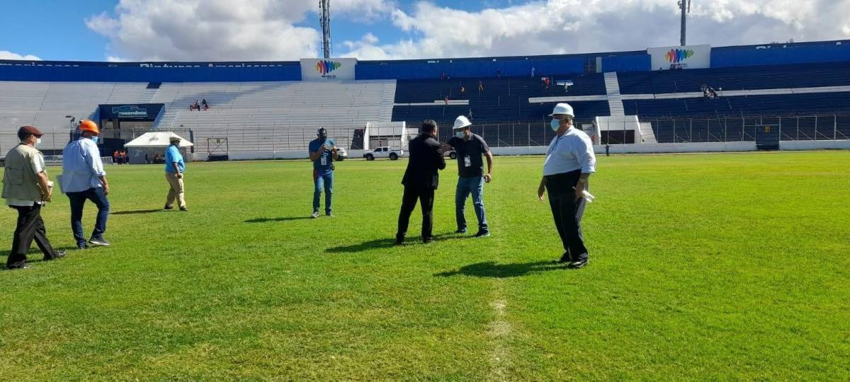 Maquillado y sin sillas: Así luce el estadio Nacional de Tegucigalpa previo a la toma de posesión de Xiomara Castro