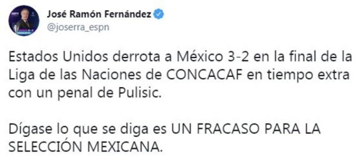 ¡Quieren al Chicharito! Periodistas mexicanos atizan contra el arbitraje tras derrota ante EUA: 'Fracaso'