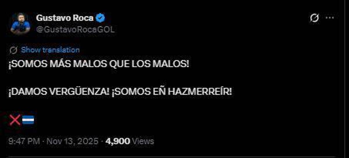 Vergonzoso, Somos el hazmerreír: señalan al culpable de la caída de Honduras ante Nicaragua en la Eliminatoria