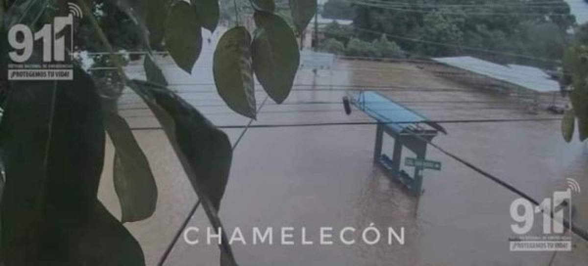 Alerta en el Valle de Sula: Río Chamelecón se desborda tras las torrenciales lluvias por Iota