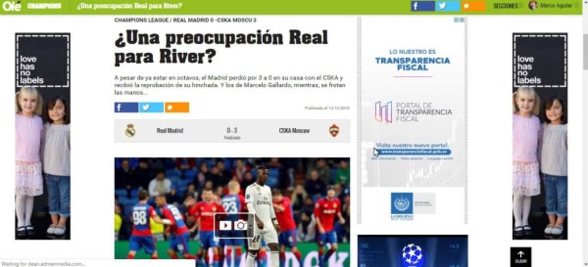 'Indigno y ridículo': Prensa mundial no perdona a Real Madrid por derrota ante ante CSKA
