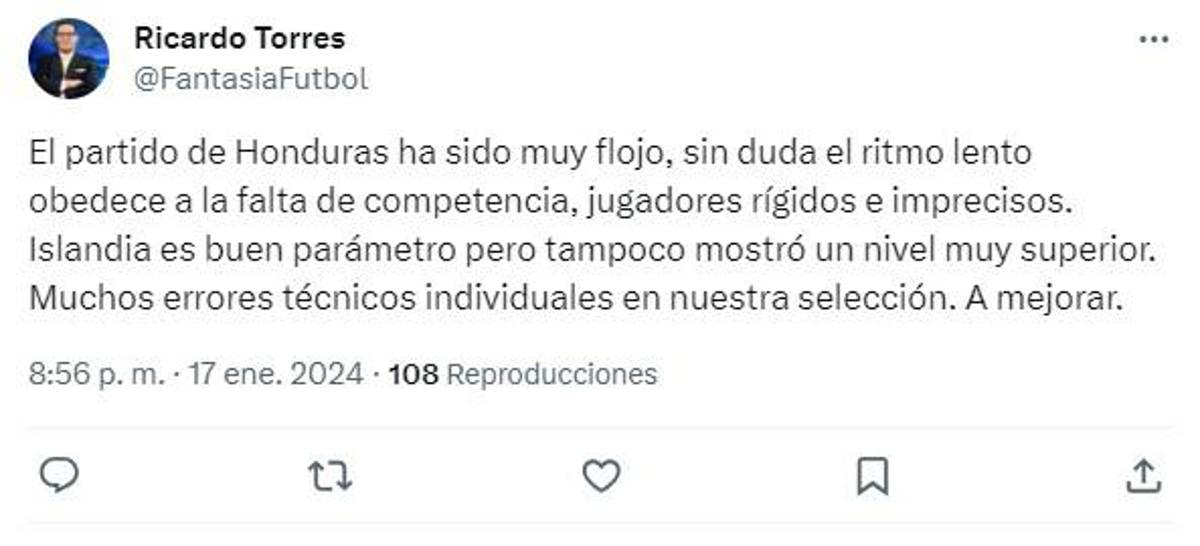 Lo que dicen los periodistas hondureños tras la derrota de la Selección Nacional ante Islandia: “¿Es en serio Buba?”
