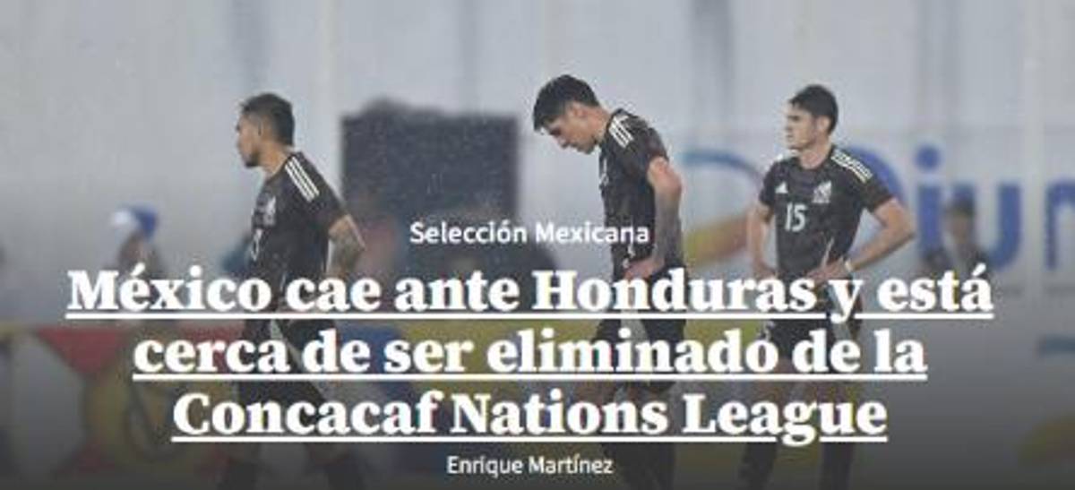 Prensa de México tras derrota y agresión a Javier Aguirre: “Perdimos, pero a Honduras hay que descalificarla”
