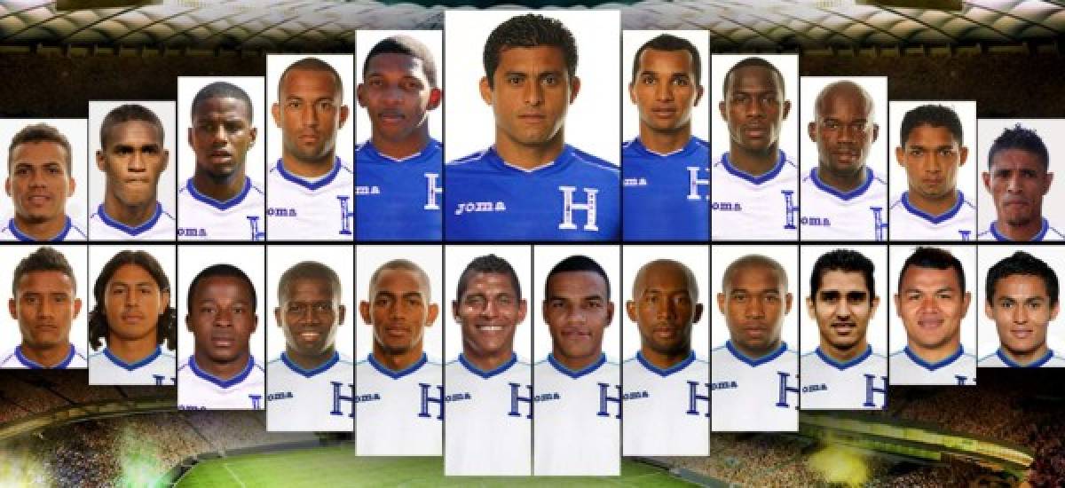 Los 23 convocados de Honduras para el Mundial de Brasil 2014