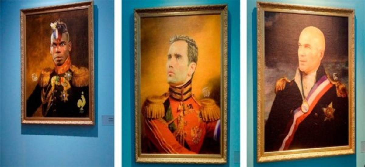 ¡Como los dioses! Las obras de arte que inmortalizan a los históricos del fútbol en Rusia