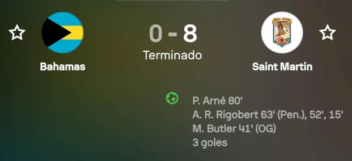 Concacaf: recibió una paliza 8-0 de la selección menos pensada y él marcó triplete