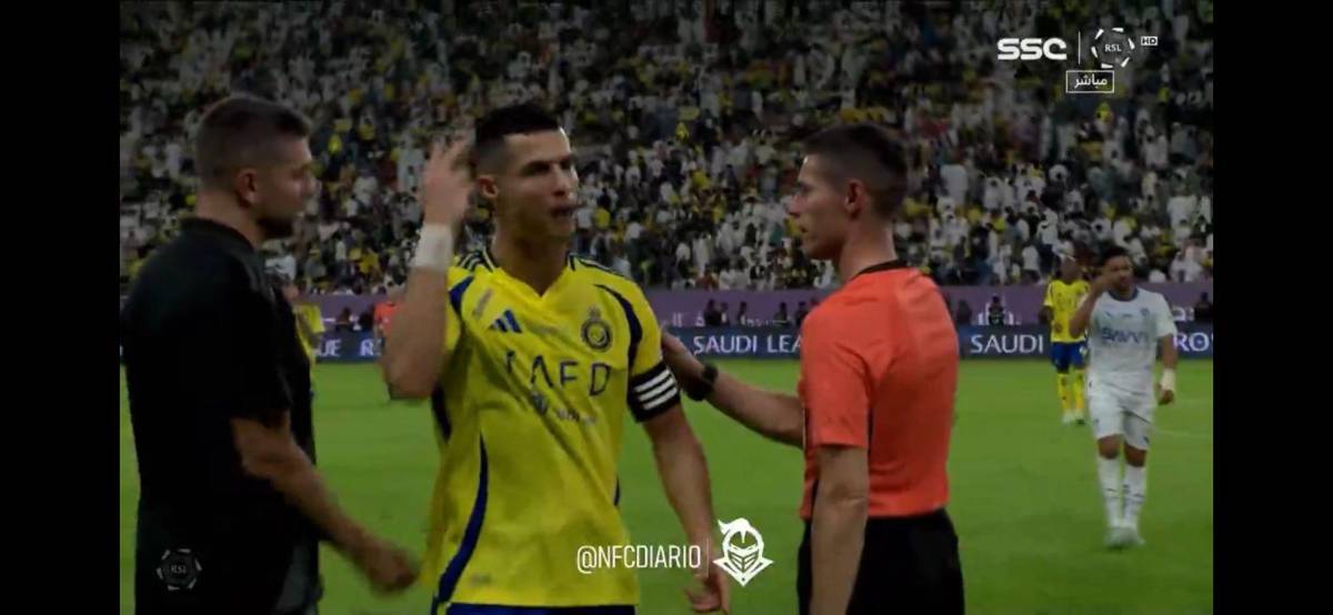 La pelea de Cristiano Ronaldo con el árbitro, Neymar recibe duro golpe previo al juego; Al Nassr sigue siendo ‘hijo’ del Al Hilal