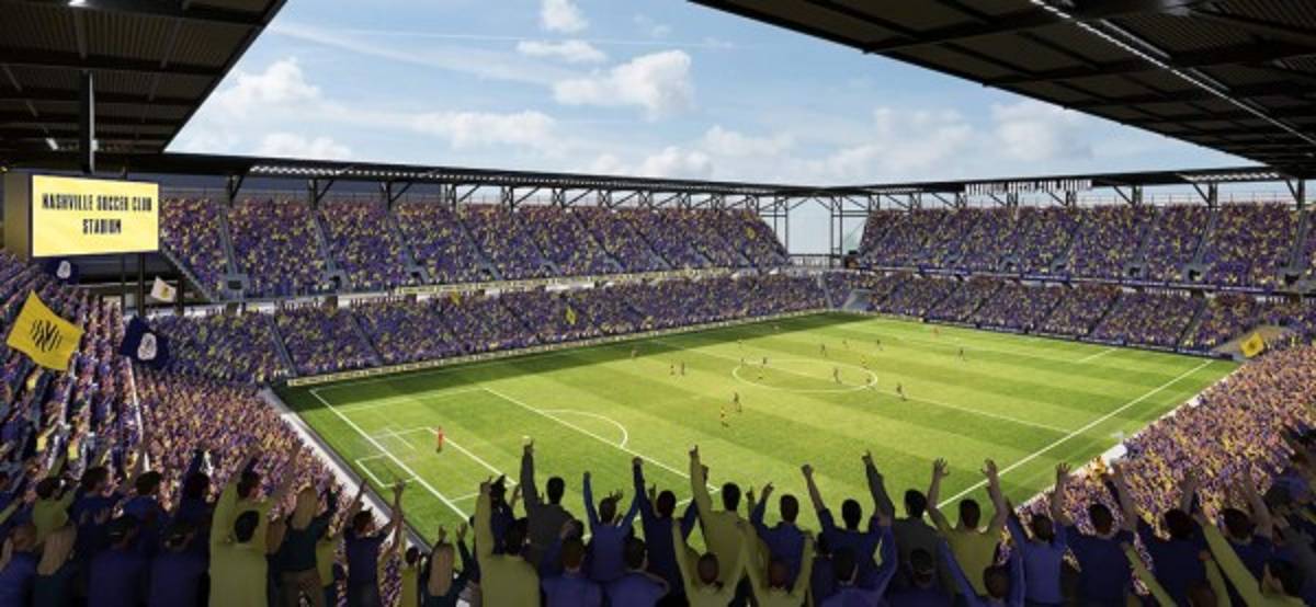 ¡Lujoso! El lindo y costoso estadio que está construyendo el Nashville de la MLS