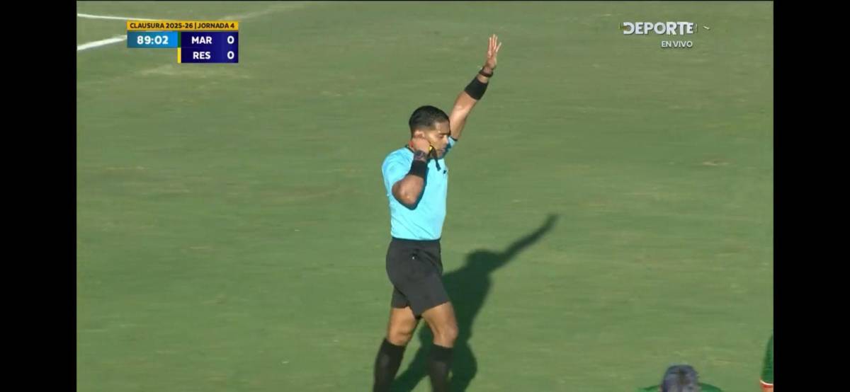 El doble error que afectó a Marathón, el penal que le dieron al Real España y Lavallén explota contra el árbitro