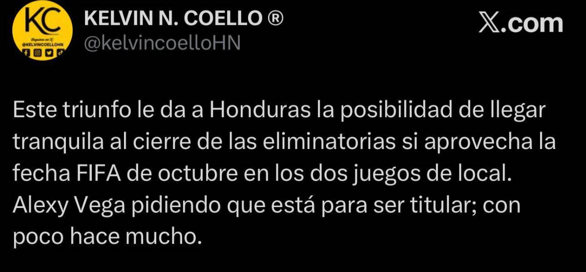 Es el mejor de Honduras Así se cierran bocas: la prensa hondureña alaba la actuación de Alexy Vega contra Nicaragua