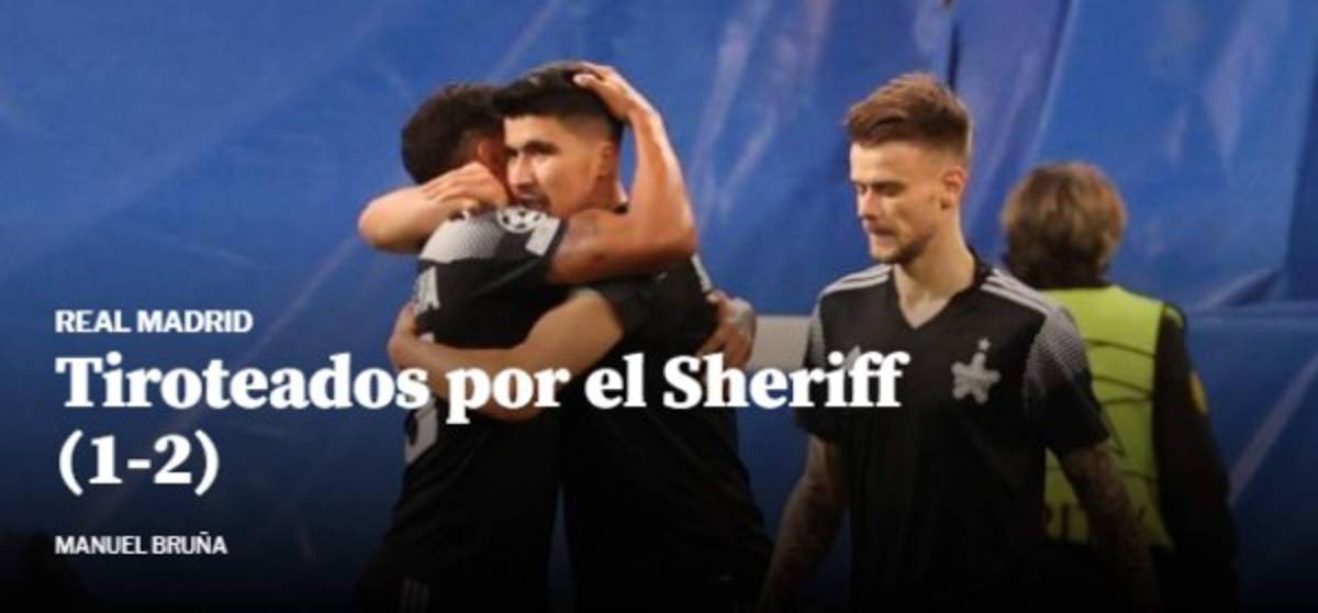 ''Tiroteados por el Sheriff'': la prensa mundial reacciona tras la dura derrota del Real Madrid en Champions