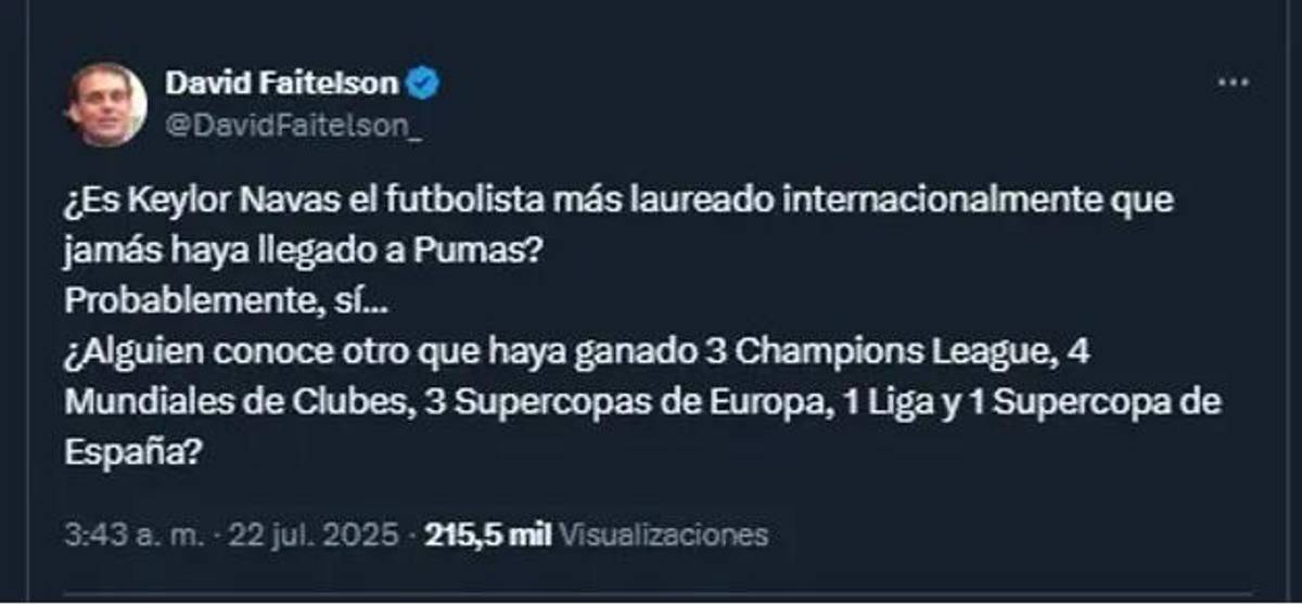Keylor Navas recibió la peor frase de Newell’s y el motivo por el que pagó 400 mil dólares: la polémica por culpa de Faitelson