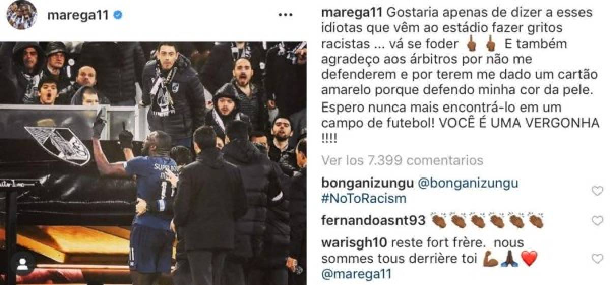 Le lanzan un bote de basura a futbolista del Porto, recibe insultos racistas y abandonó el partido