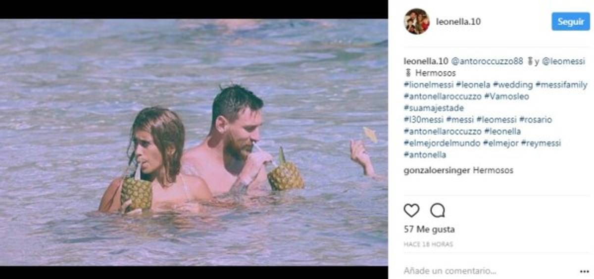 Así fue la luna de miel de Messi y Antonella Rocuzzo en Antigua y Barbuda