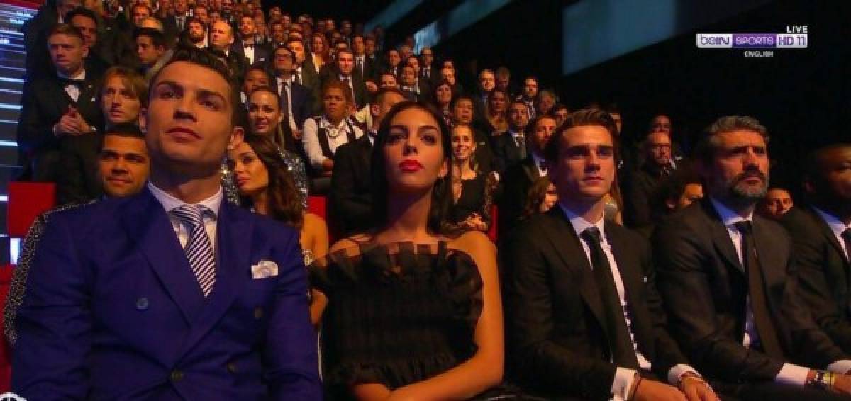Cristiano Ronaldo y su novia Georgina Rodriguez deslumbran en premios The Best