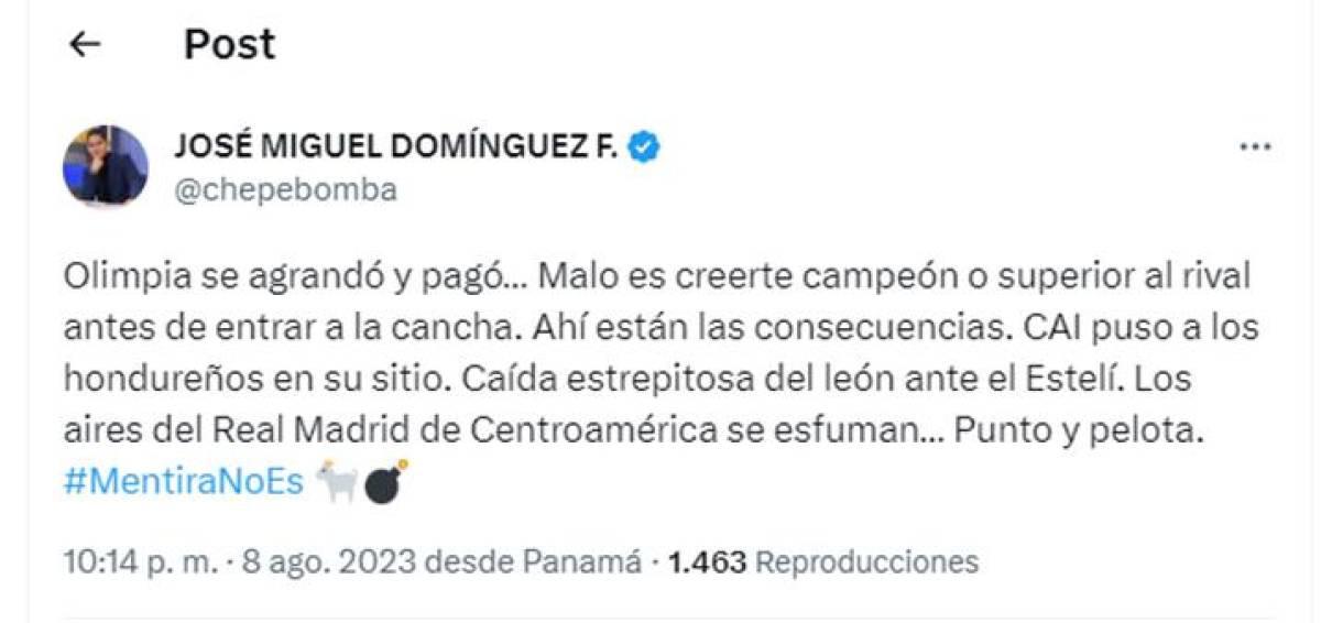 “Se esfuma el Real Madrid de Centroamérica”, “papelón” y “bochorno”: la reacción de la prensa a la derrota de Olimpia ante Estelí