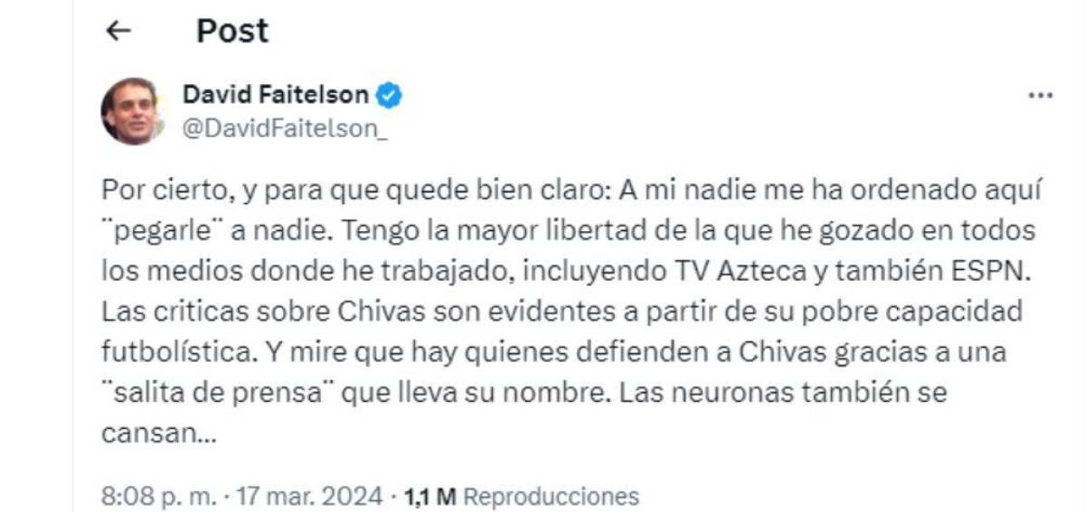 ¡Amistad rota! David Faitelson y José Ramón Fernández con brutal pelea en redes: “Sólo me da lástima”