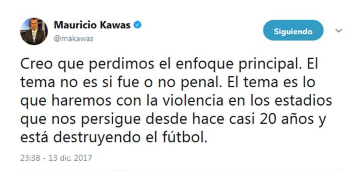 Periodistas y gente del deporte, lanzan duras críticas tras el suceso del Morazán