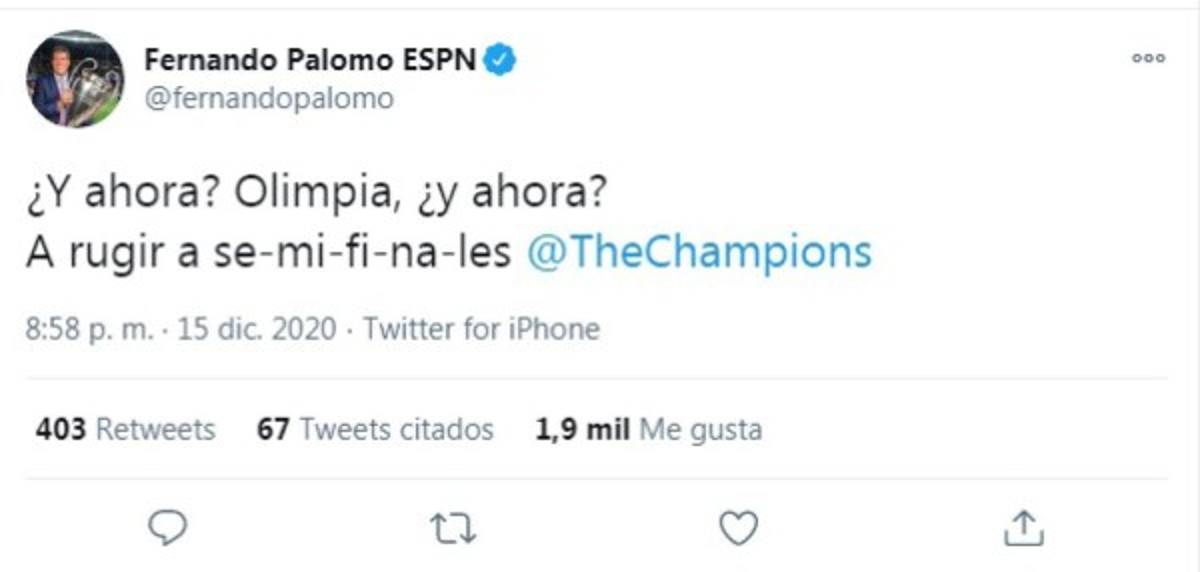 Lo que dijeron los periodistas hondureños y extranjeros sobre el pase de Olimpia a semifinales