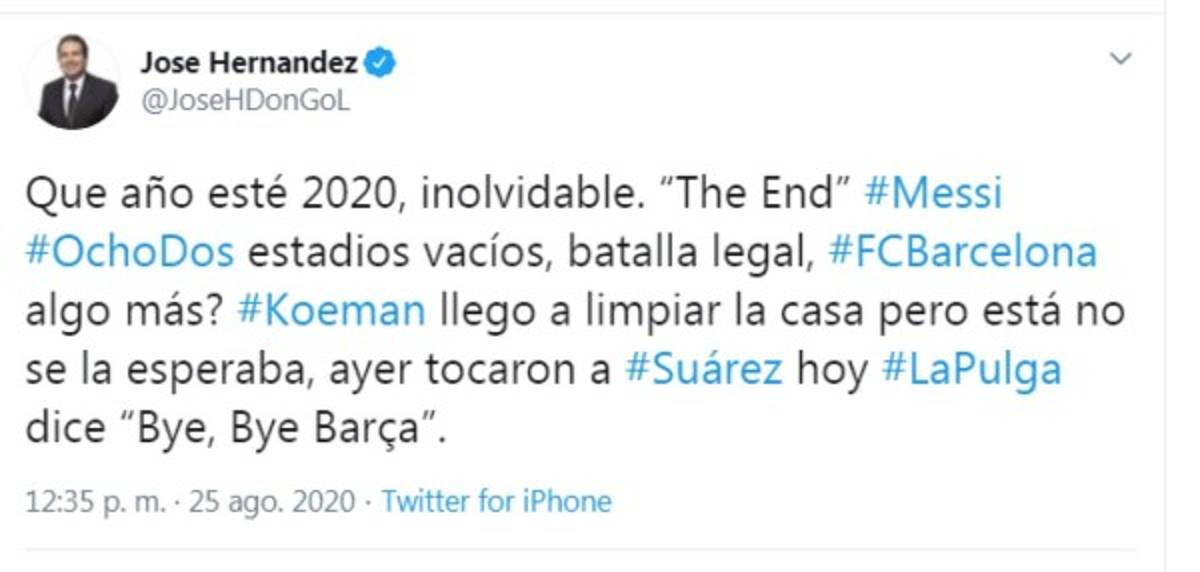 ''Le tocaron a Suárez y hoy avisa que se quiere ir del Barcelona'': la reacción de los periodistas ante la eventual marcha de Messi