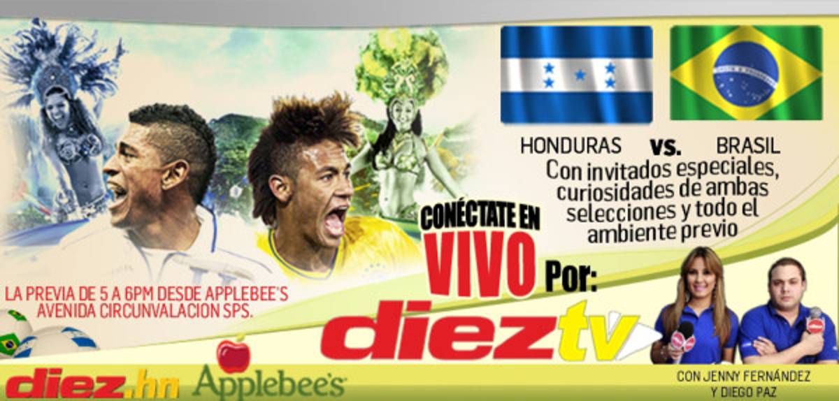 DIEZ-TV: Previa de Honduras-Brasil