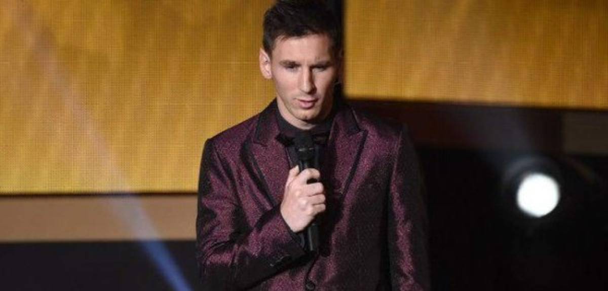 Lionel Messi protagonizó el momento cómico de la gala