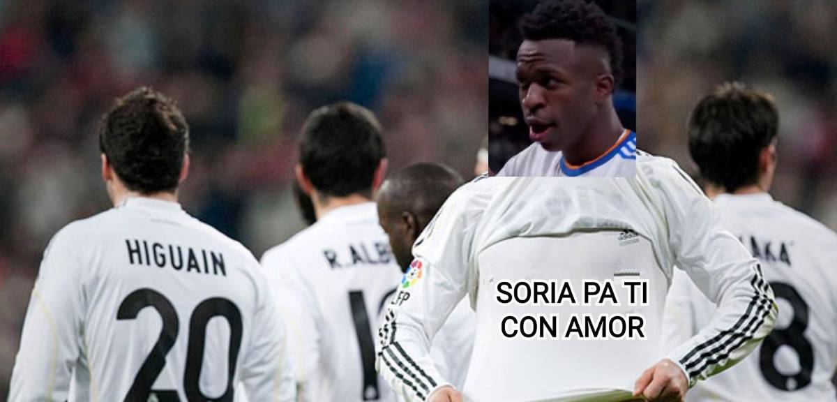 Vinicius brilla en el Real Madrid-Sevilla y los memes destrozan a Cristóbal Soria y al Barcelona