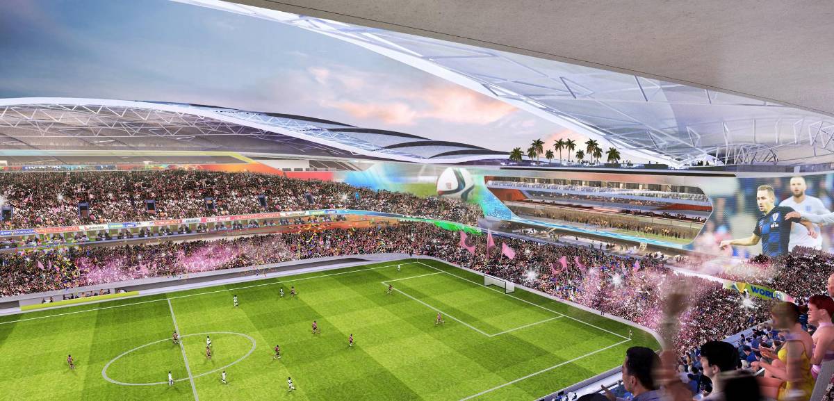 La nueva casa de Messi: El Inter de Miami presentó su majestuoso estadio de última generación