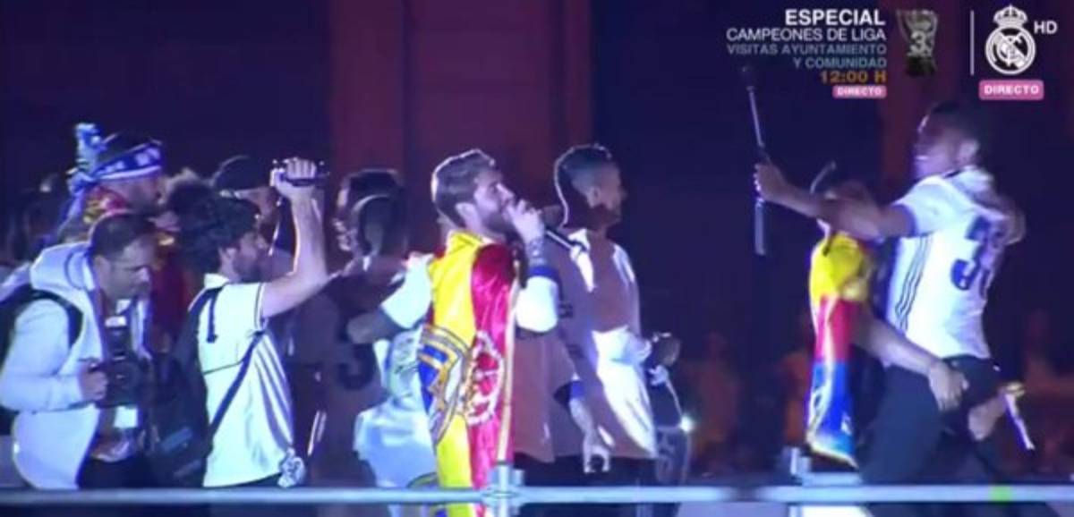 Real Madrid celebra su Copa 33 en Cibeles al ritmo de Despacito