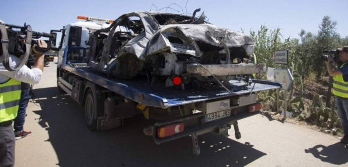 Las impactantes imágenes del accidente donde perdió la vida la 'Perla' Reyes