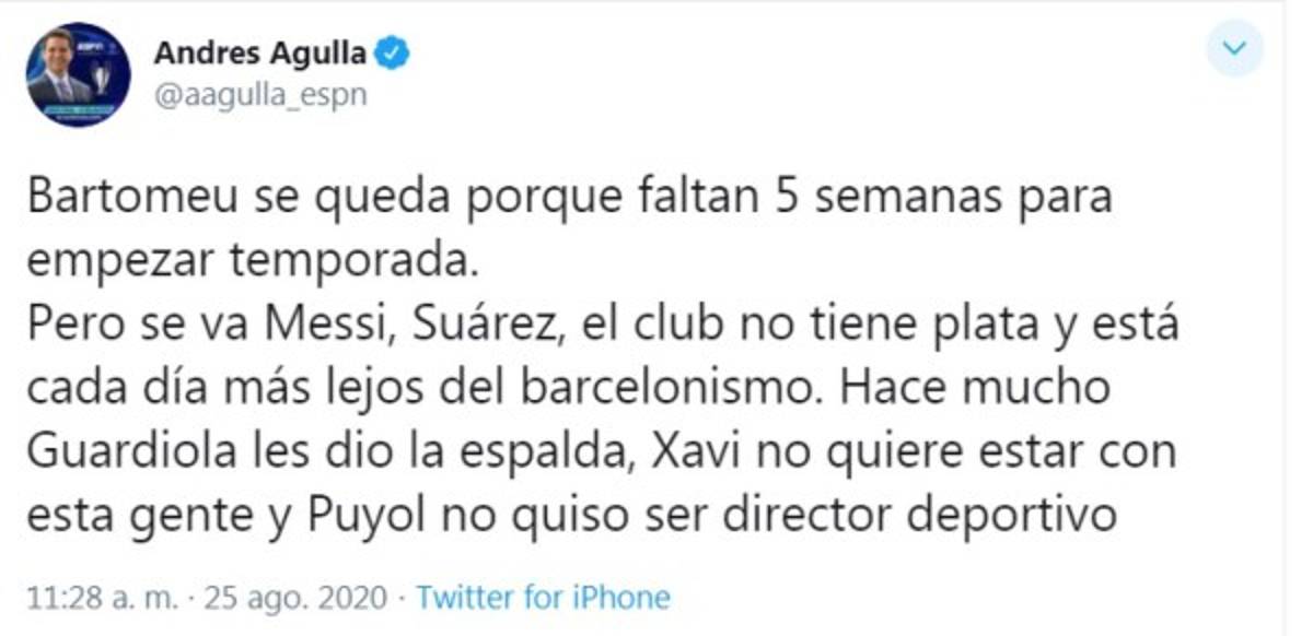 ''Le tocaron a Suárez y hoy avisa que se quiere ir del Barcelona'': la reacción de los periodistas ante la eventual marcha de Messi