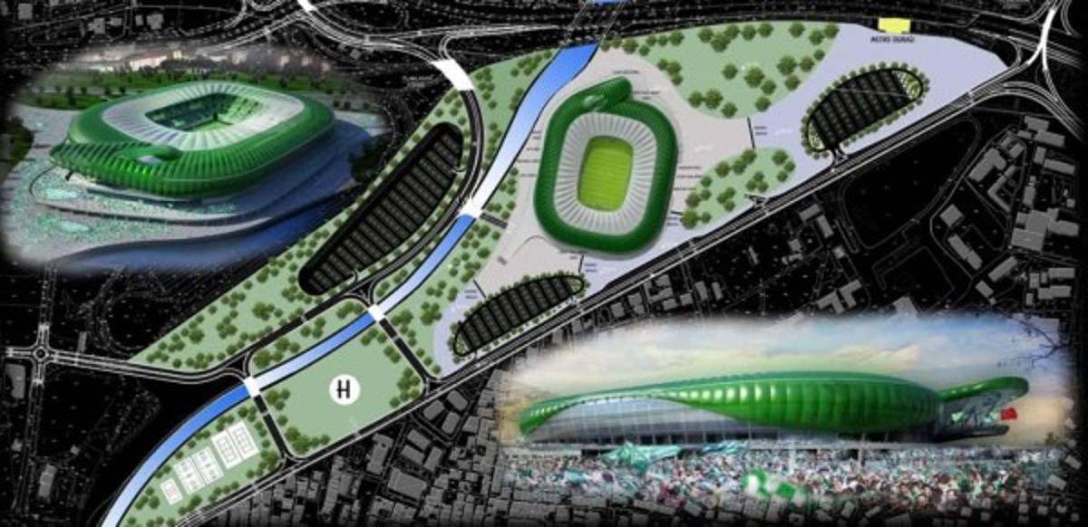 ¡INCREÍBLE! El imponente estadio turco que tiene forma de cocodrilo