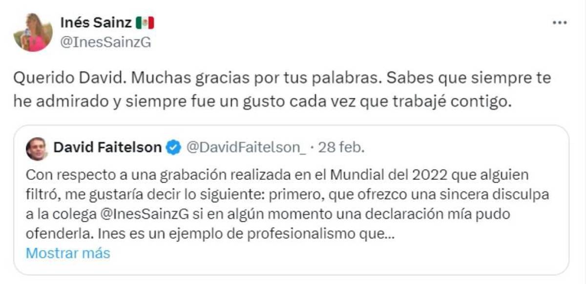 Inés Sainz fue humillada de mala forma por reconocido periodista de ESPN: “Aquí no hay dinero para la niña”