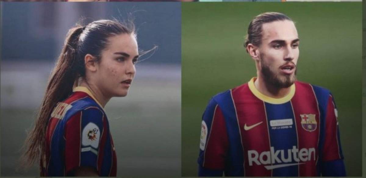 Así es Ari, la bella hermana de un crack del Barcelona que hizo su debut con el 'Barça femenino'