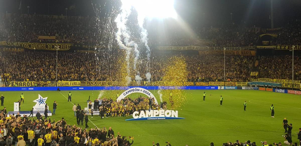 Un infierno: Peñarol se consagró campeón de Uruguay tras vencer a Fénix y así fue la tremenda celebración