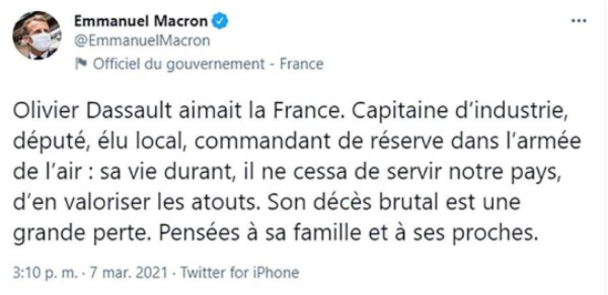 La tremenda fortuna que deja: Olivier Dassault, uno de los hombres más ricos del mundo murió en trágico accidente