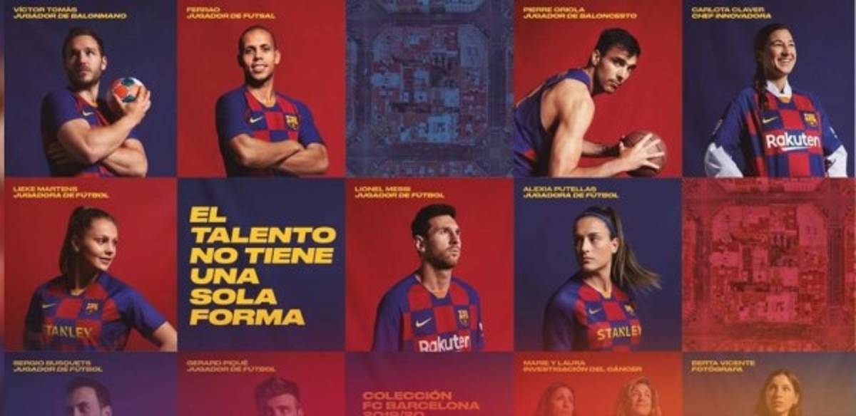 ¡A cuadros! El FC Barcelona lanza la nueva camiseta para la temporada 2019-20