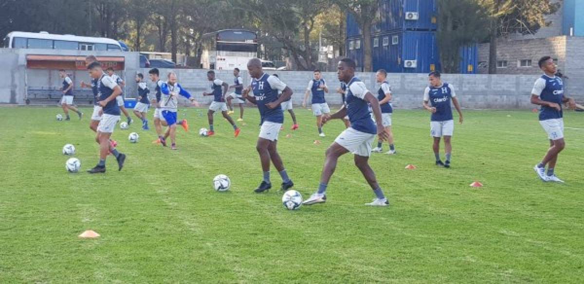 Fotos: así fue el entreno de Honduras en Guatemala con su 11 definido para el amistoso del domingo