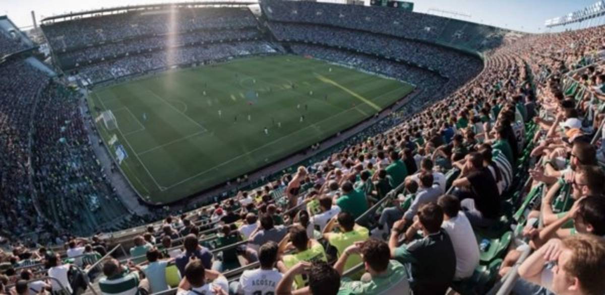 Una auténtica alfombra: Así es el Benito Villamarín sede de la final de la Copa del Rey