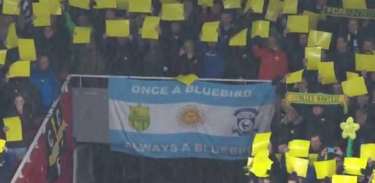 EN FOTOS: Así fue el homenaje que le hicieron a Elimiano Sala en Inglaterra