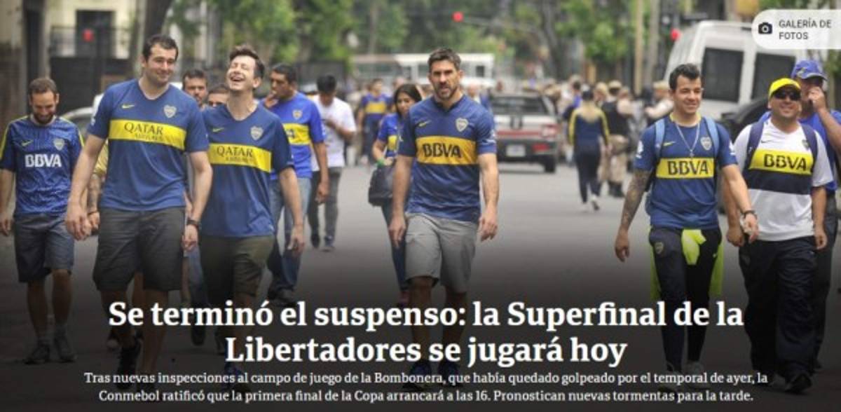 Impacto mundial: La prensa reacciona tras confirmar la final Boca-River en la Libertadores