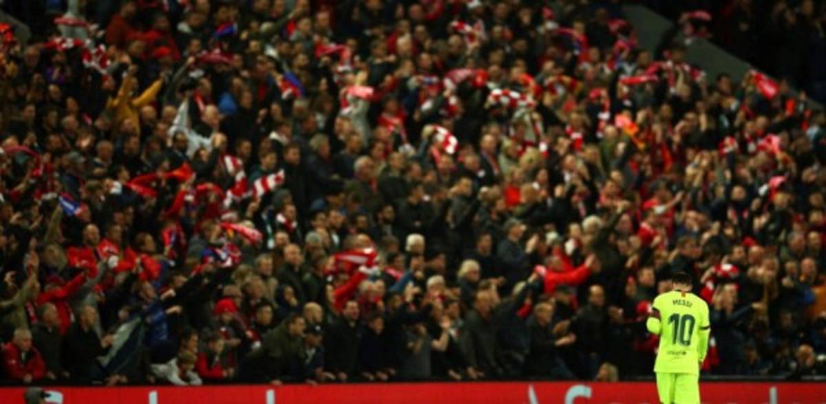 FOTOS: El sufrimiento de Messi tras la eliminación del Barcelona ante Liverpool