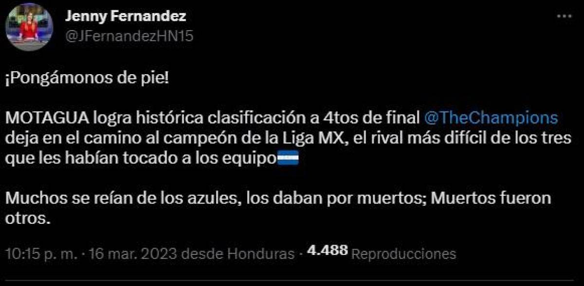 “Motagua nos calló la boca”: Prensa hondureña destaca clasificación del “Ciclón” a cuartos de Champions de Concacaf