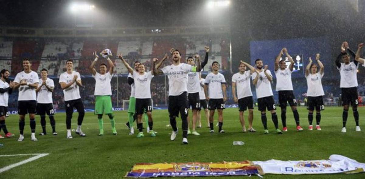 LO QUE NO SE VIO POR TV: Polémico festejo del Real Madrid en el Calderón