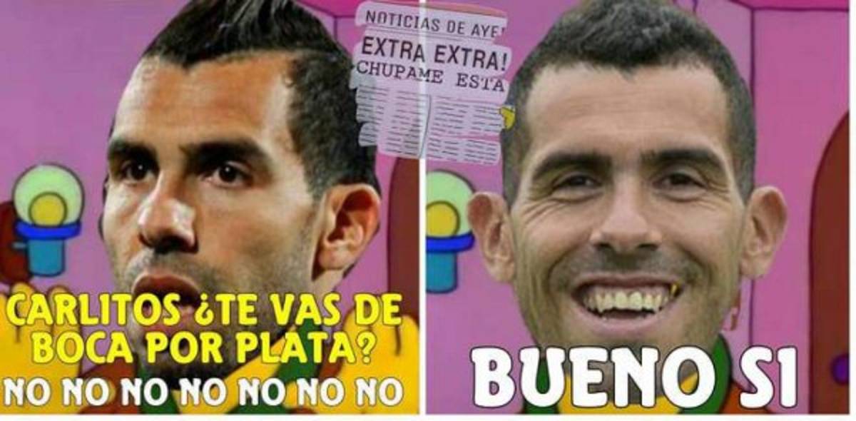 Los graciosos memes que invadieron las redes sociales en Argentina tras la salida de Tevez a China