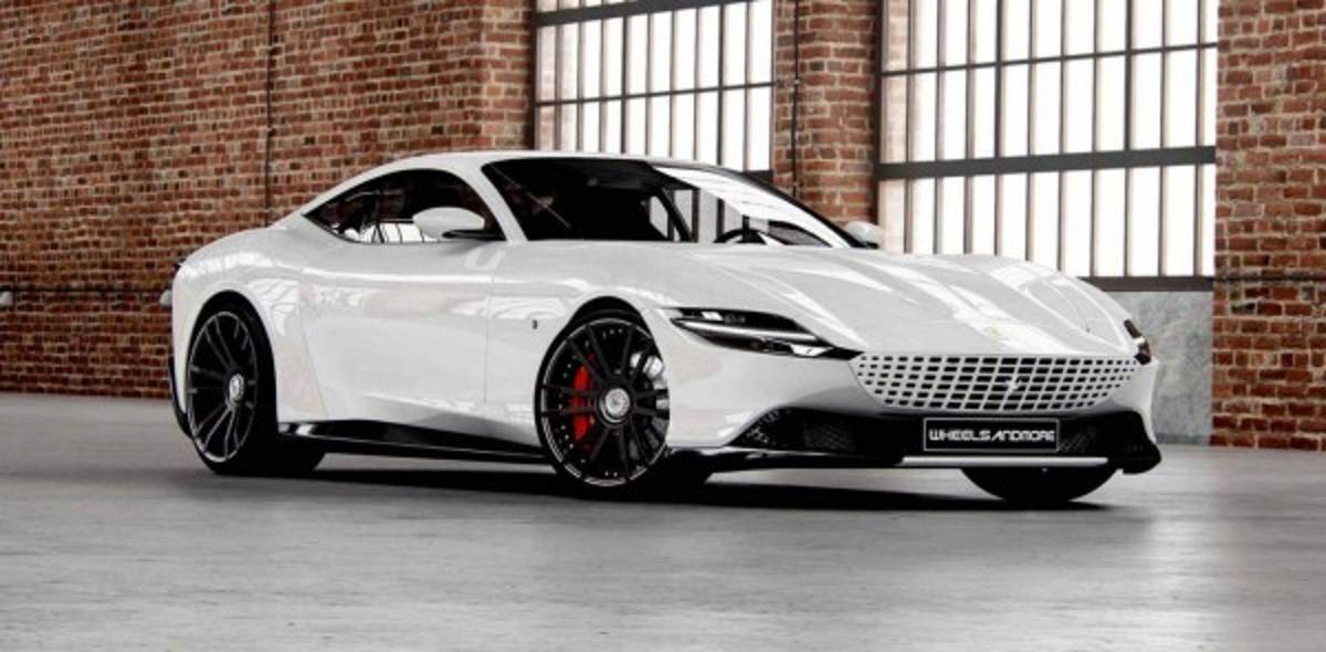 Real Madrid: El super Ferrari Roma 2020 que alucinó Thibaut Courtois por las calles de Madrid