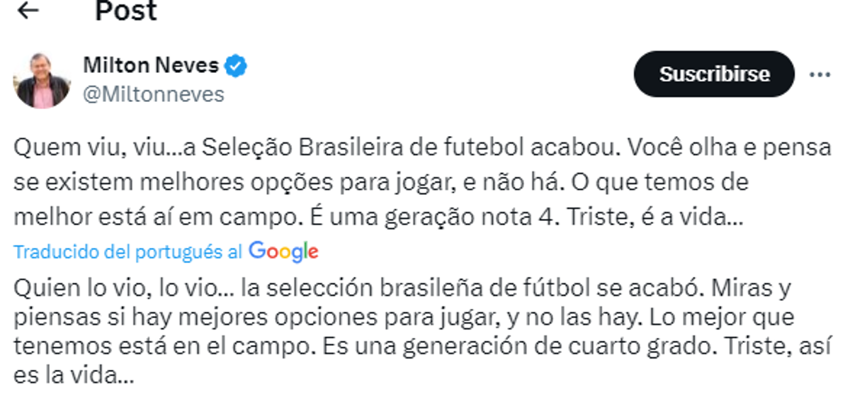 ”La peor Brasil de todos los tiempos”, “quítenle el 10 a Rodrygo”: duras críticas tras eliminación de Copa América