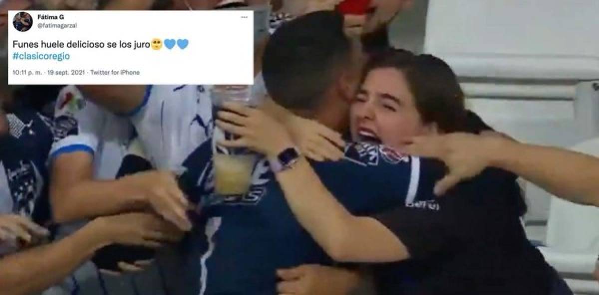 Aficionada de Monterrey se hizo viral por abrazar a Funes Mori y revela cómo huele el delantero