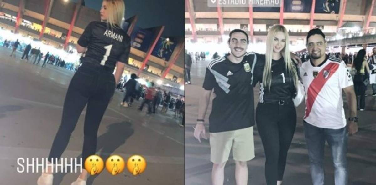 La exuberante esposa de Armani que mandó a callar a los críticos del portero argentino